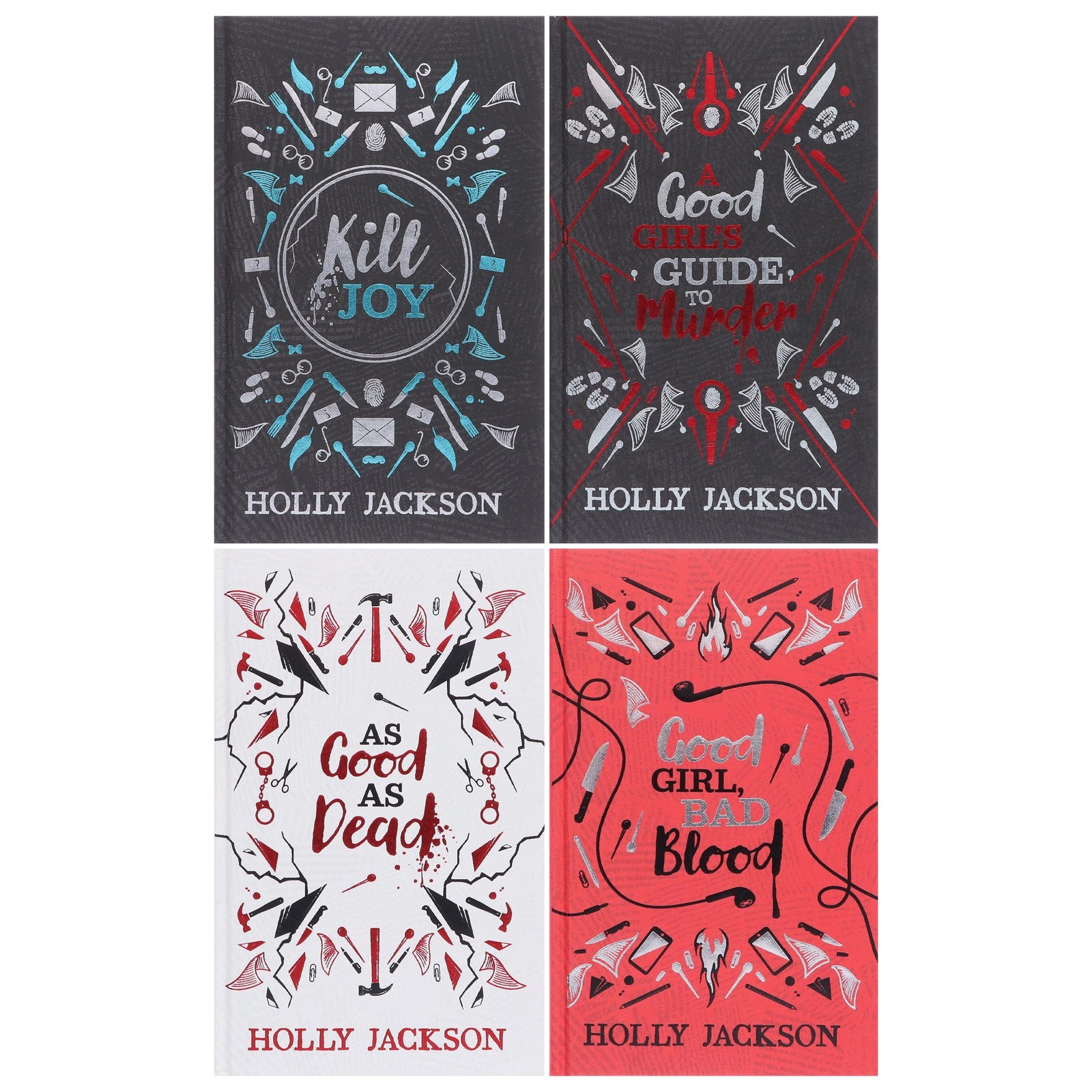 A Good Girl’s Guide to Murder By Holly Jackson: 4 Books Set – Ages 14+- Hardback