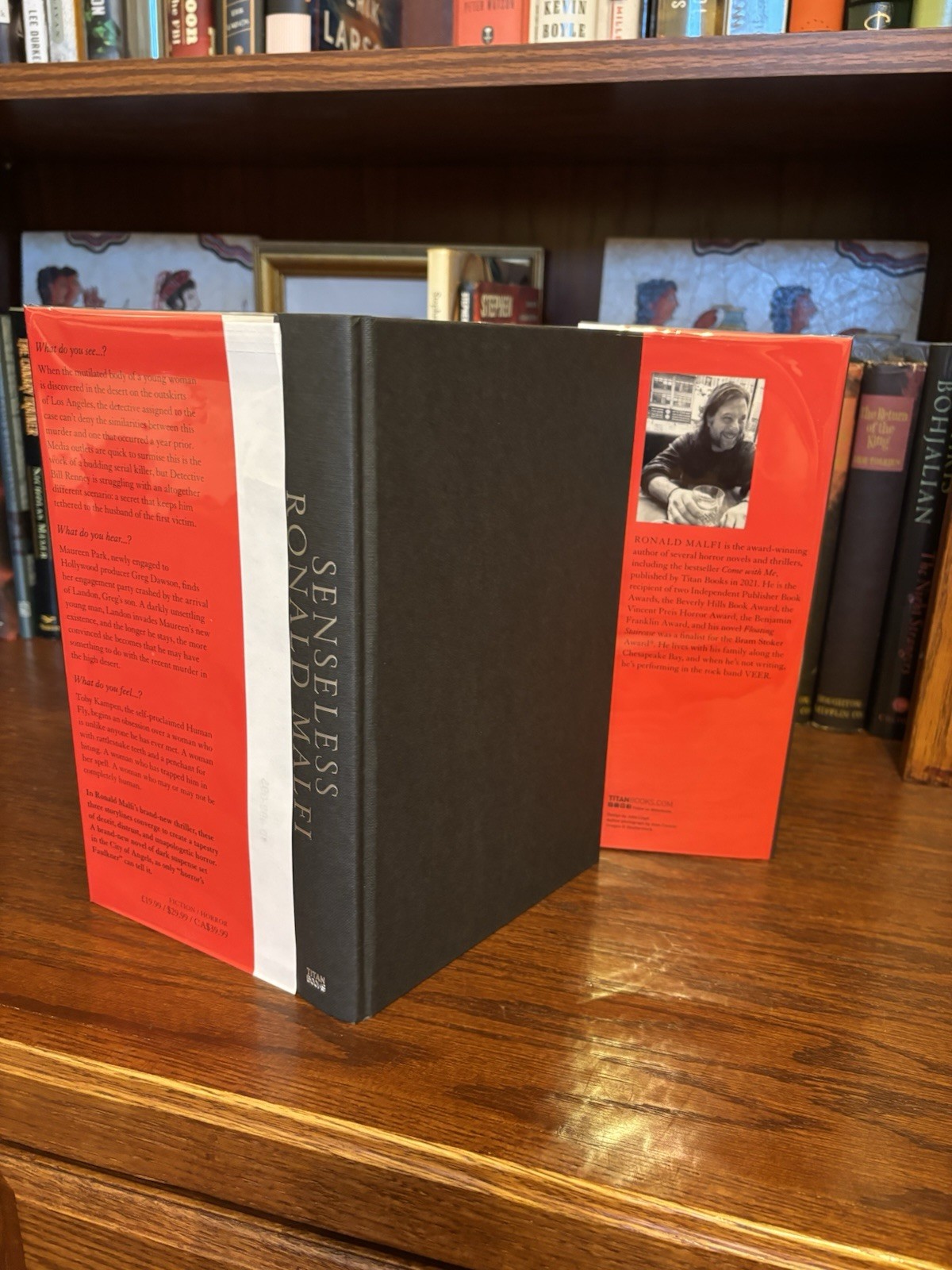 Senseless. Ronald Malfi 1st HC Ptg. Titan Books 2025 Fine Unread