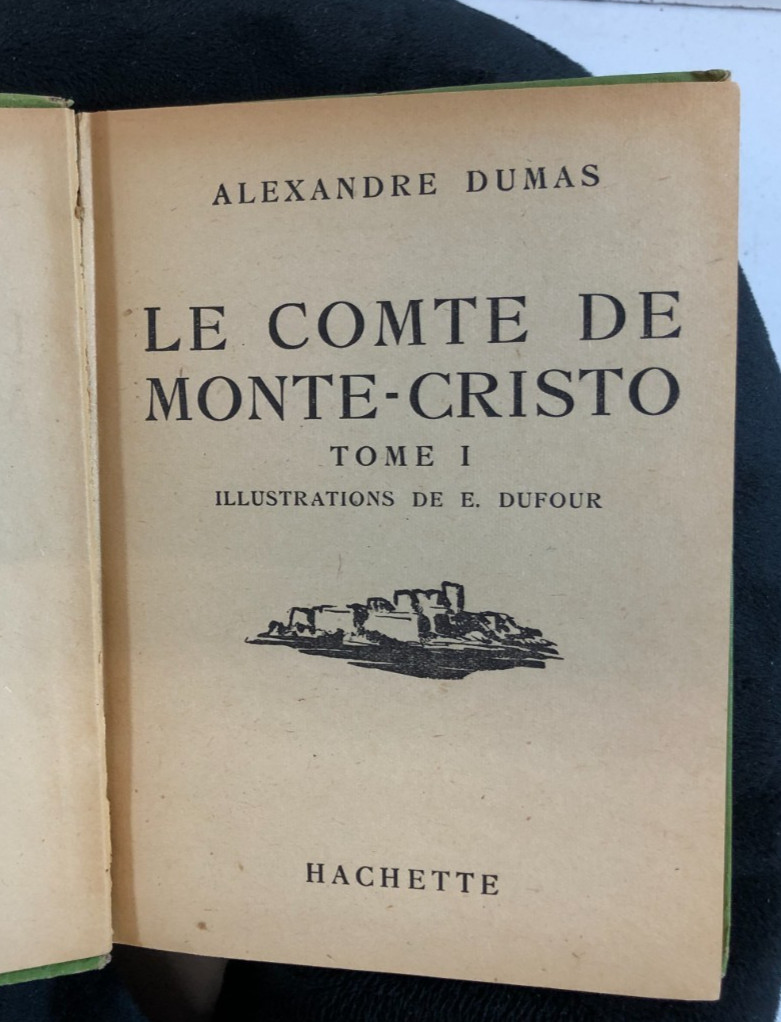 Le Comte de Monte-Cristo, 2 volumes, Dumas, 1938, E-120