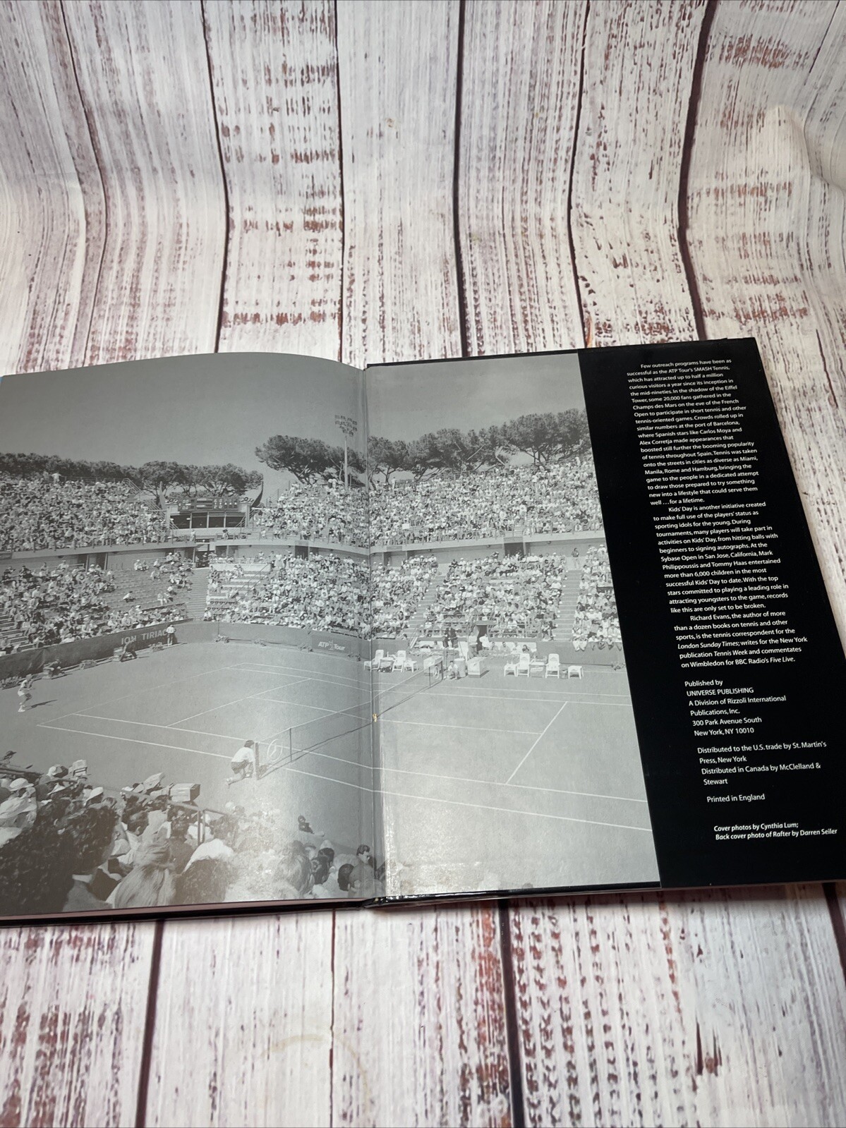 The Atp Tour: Ten Years of Superstar Tennis by Richard Evans Like New!!