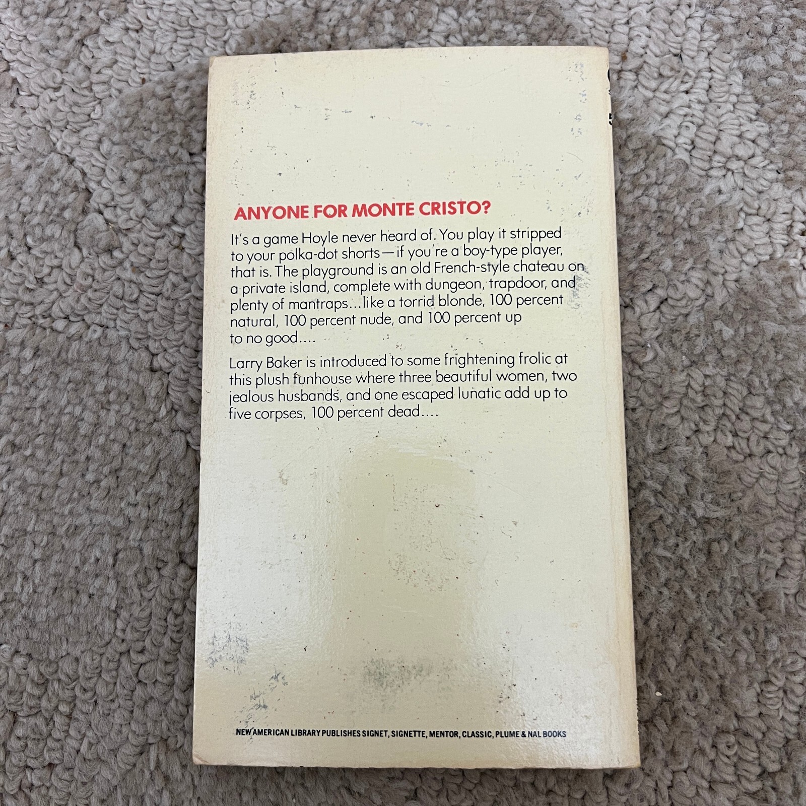 No Blonde is An Island Mystery Paperback Book by Carter Brown Suspense 1965