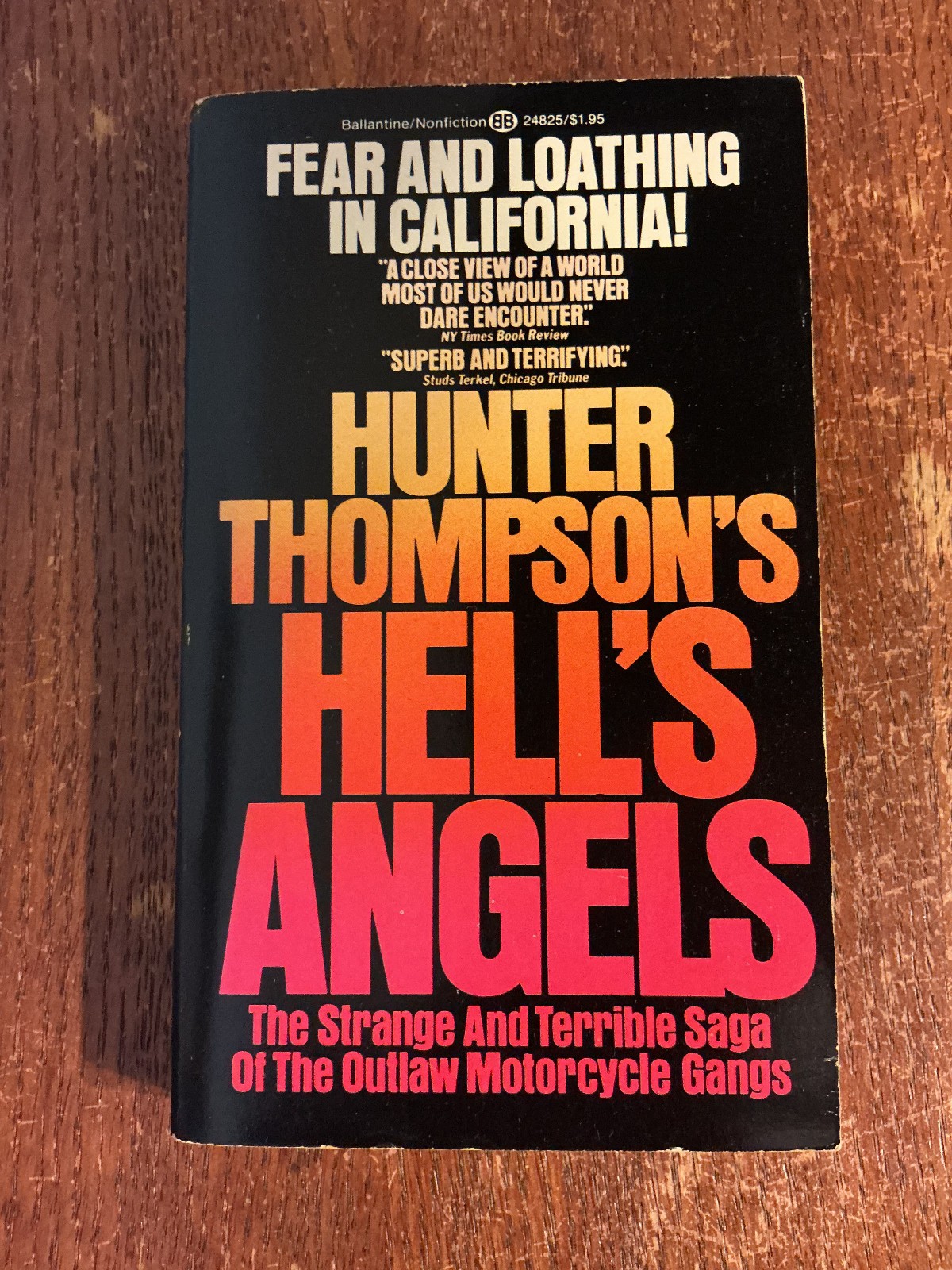 Hell’s Angels by Hunter Thompson 1977 US Paperback