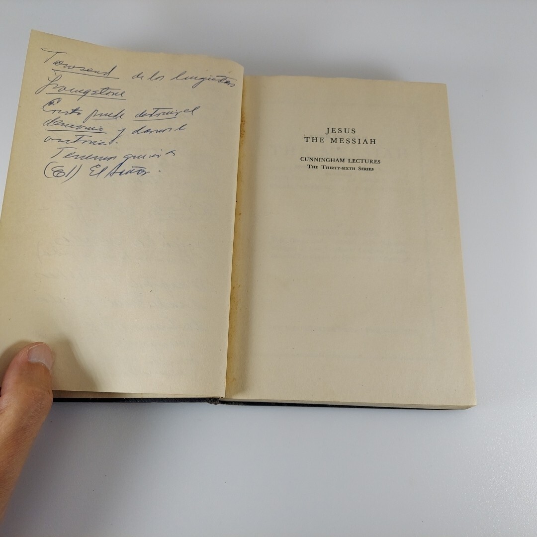 Jesus The Messiah by William Manson 1946 Westminster Press Hardcover