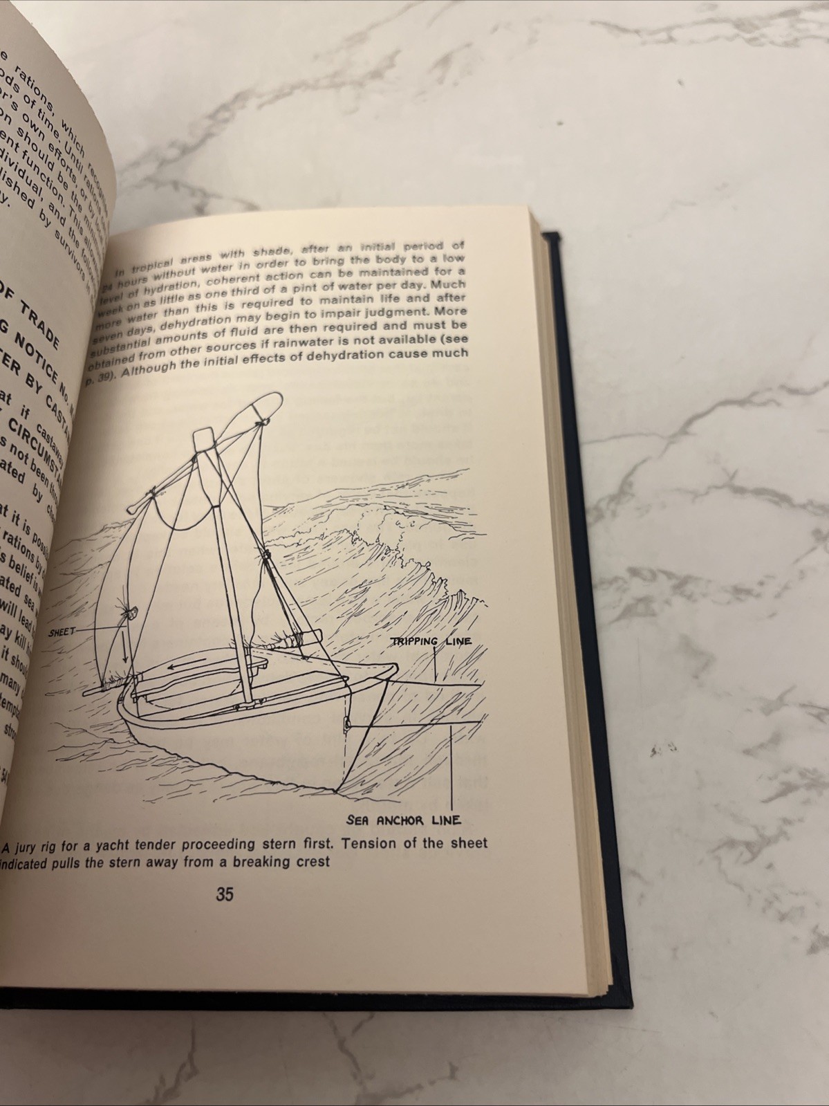Vintage 70s Sea Survival: A Manual by Dougal Robertson Hardcover