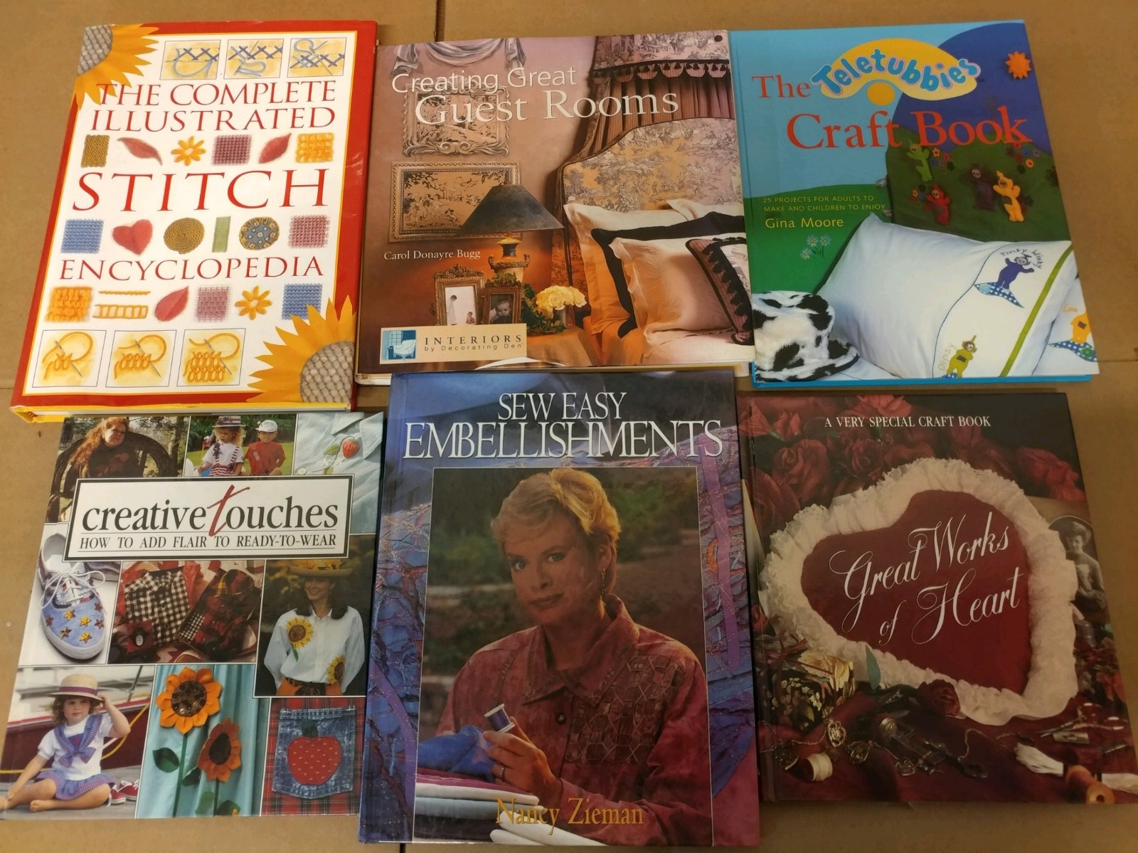 Lot of 20 Hobby Craft Design Home Decorating Quilt Knit Sewing Books RANDOM*MIX