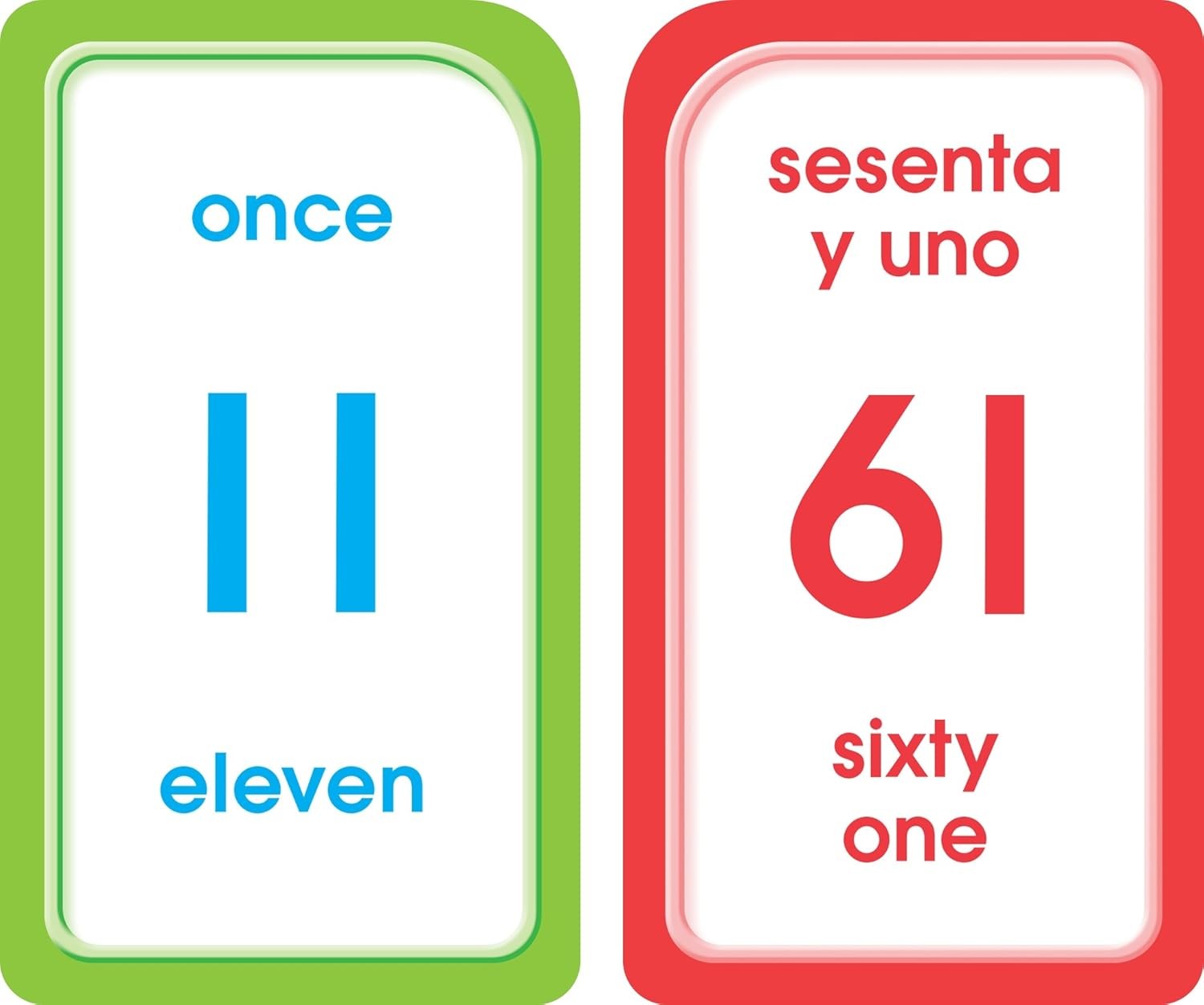School Zone Spanish Numbers 1-100 Flash Cards: 56 Cards, Preschool,…