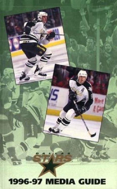 1996-97 Dallas Stars Media Guide – Softcover 212 Pages