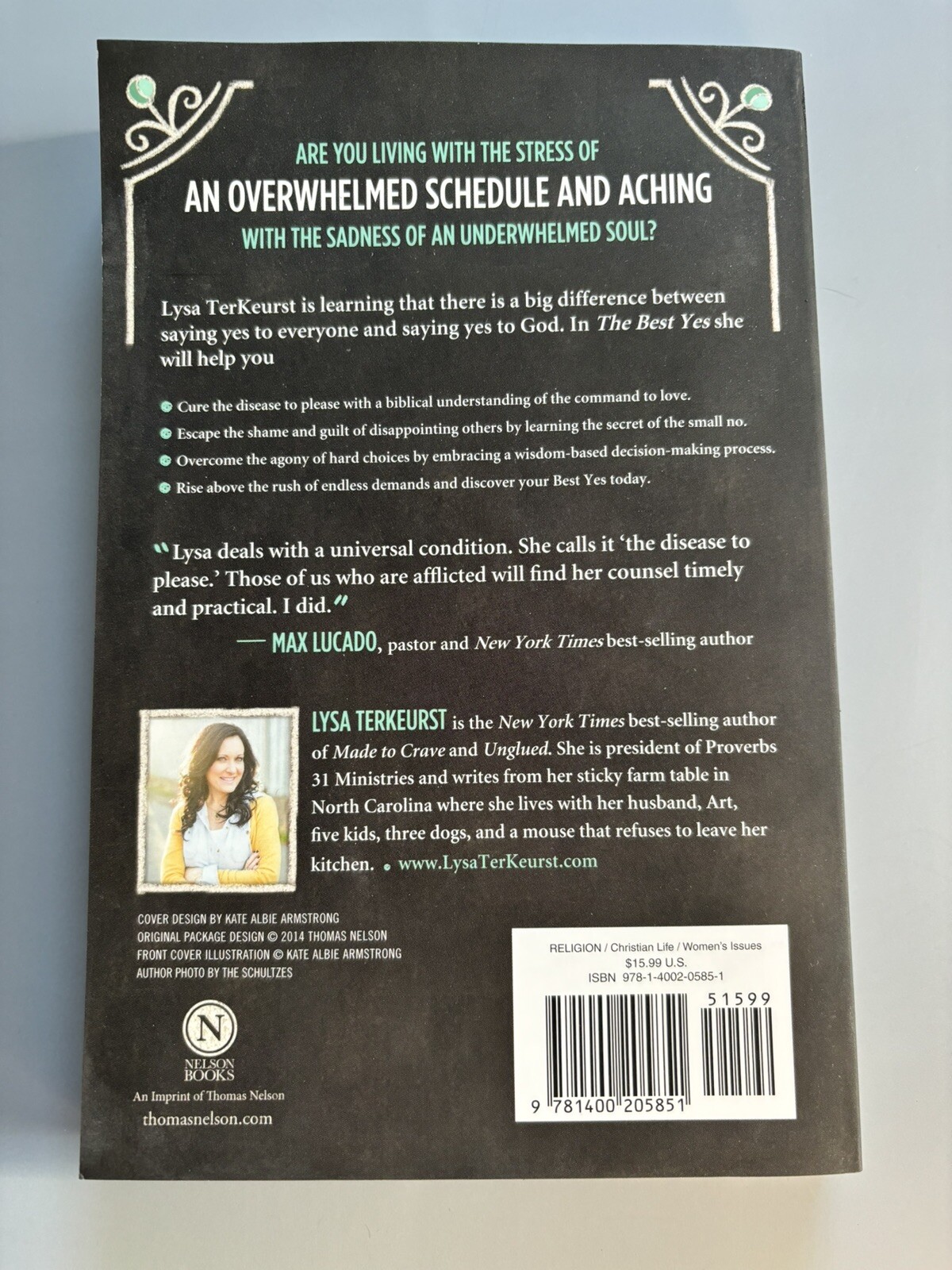 Best Yes by Lysa Terkeurst (2014, Trade Paperback)