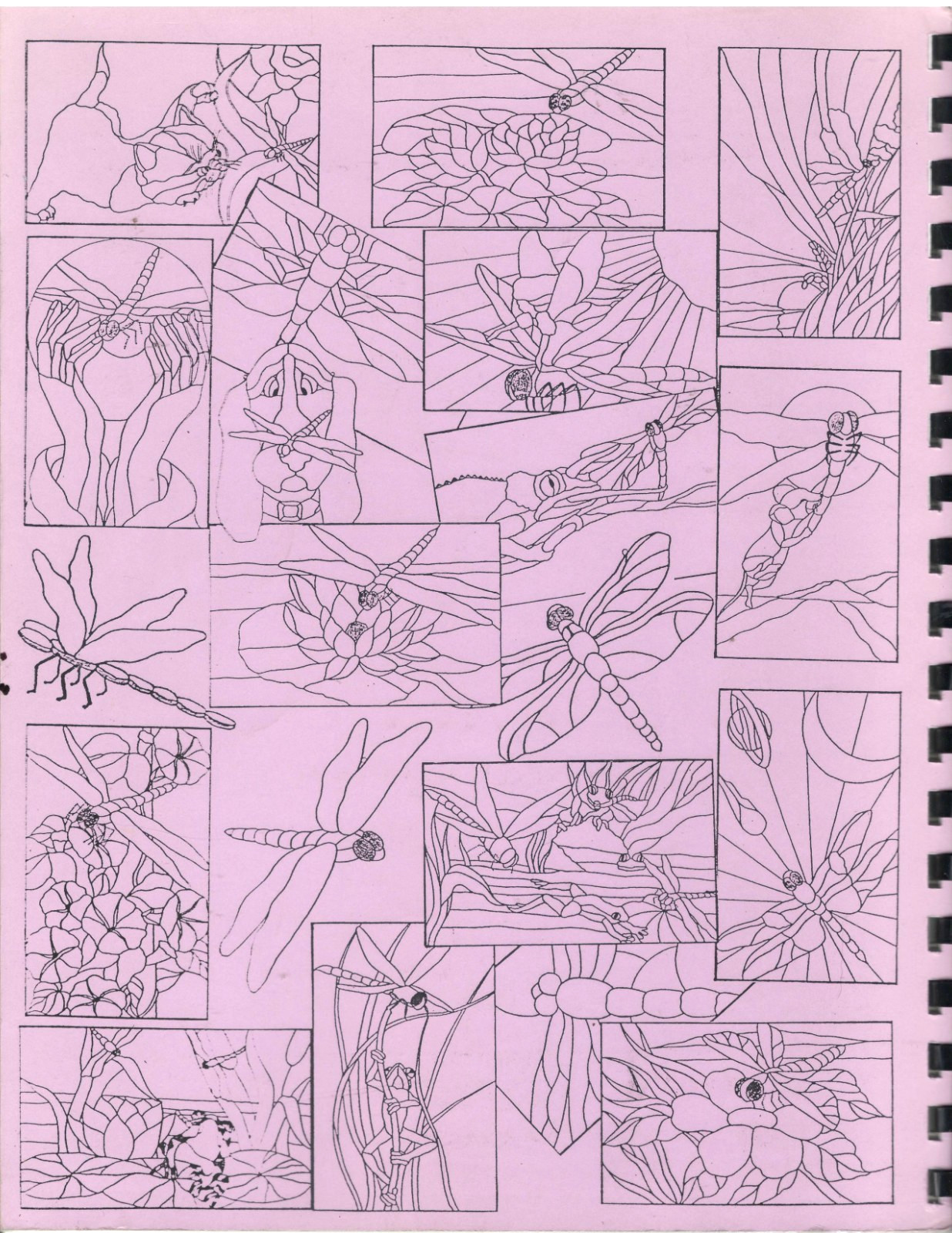 Dragonflies in Glass – 20 Patterns – Stained Glass – Moseley & Perkins