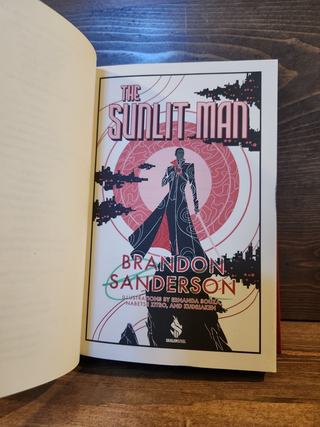 Brandon Sanderson THE SUNLIT MAN Secret Project FIRST EDITION COSMERE SIGNED