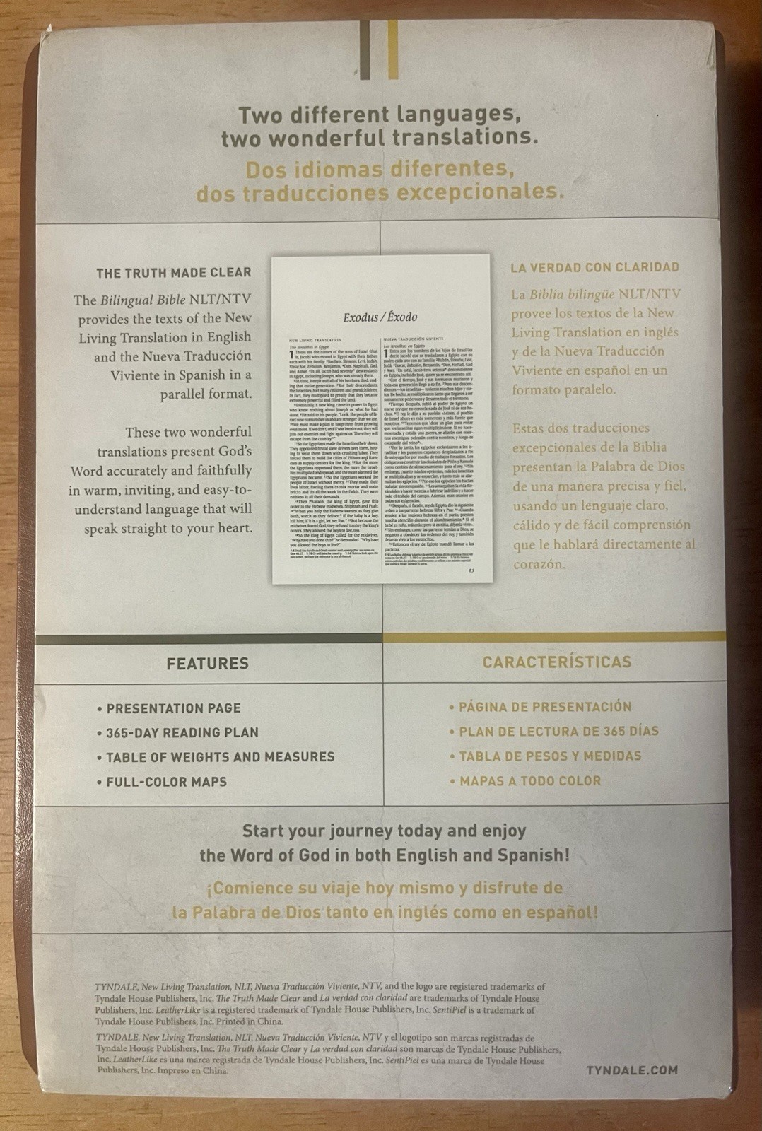 Santa Biblia/ Holy Bible : New Living Translation, Leatherlike, Brown Bilingual