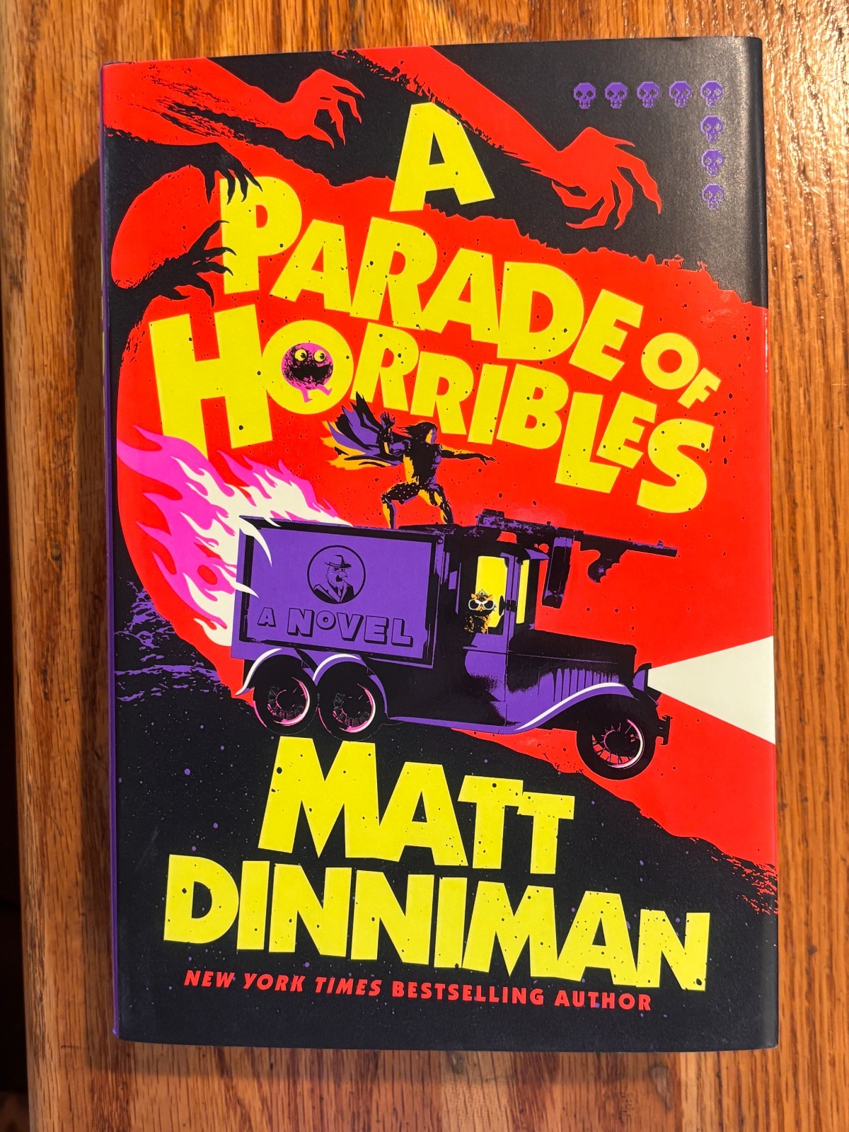 A PARADE OF HORRIBLES by Matt Dinniman First Edition hardcover/4th Printing