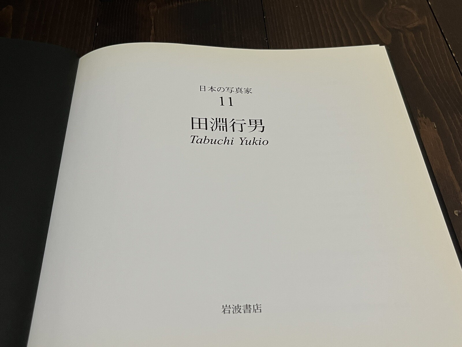 RARE 1998 1ST EDITION YUKIO TABUCHI PHOTO BOOK JAPANESE PHOTOGRAPHER VOL.11