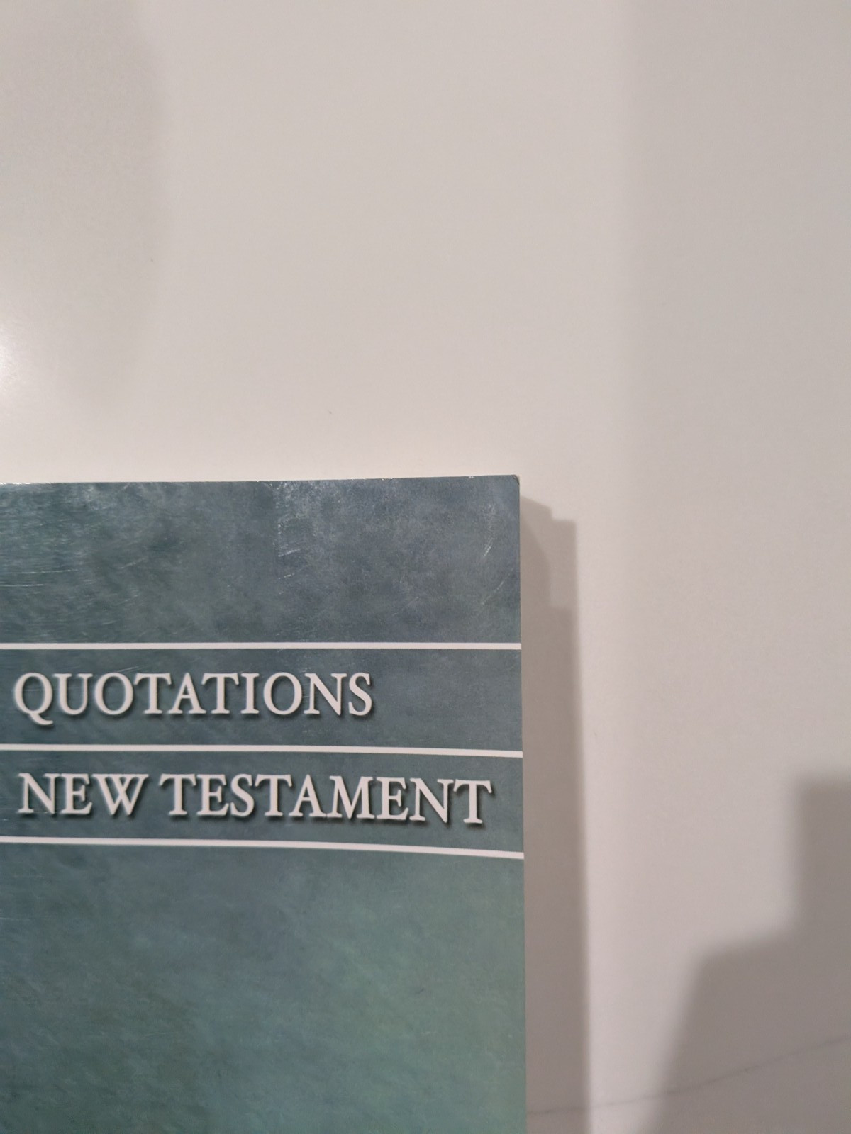 Old Testament Quotations in the New Testament – Archer | 2005 | Wipf & Stock