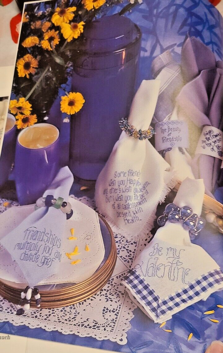 555 LITTLE SAYINGS IN CROSS-STITCH by Marie Barber Hardcover Book 128 Pages