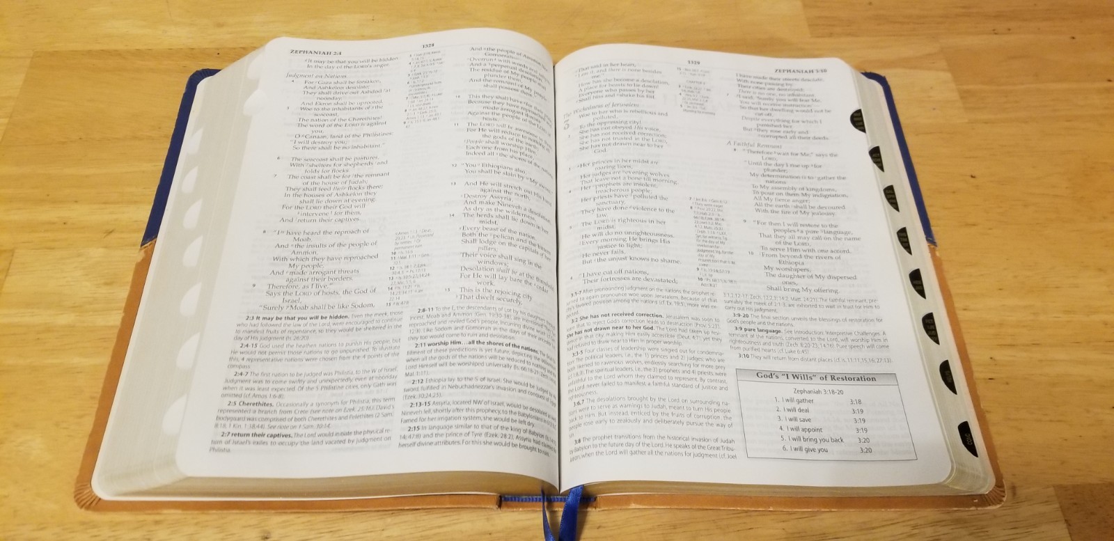 The MacArthur Study Bible: New King James Version Butterscotch / Blue Jay
