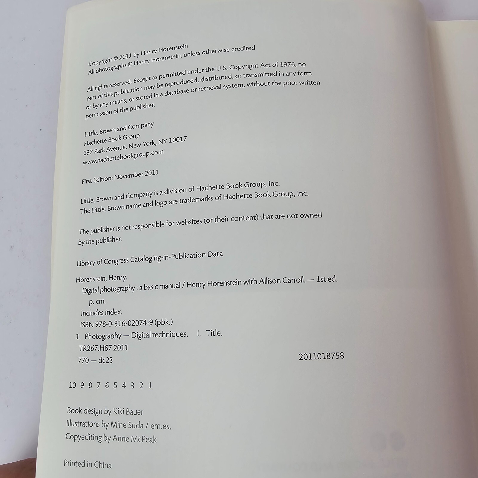 Digital Photography: A Basic Manual by Henry Horenstein