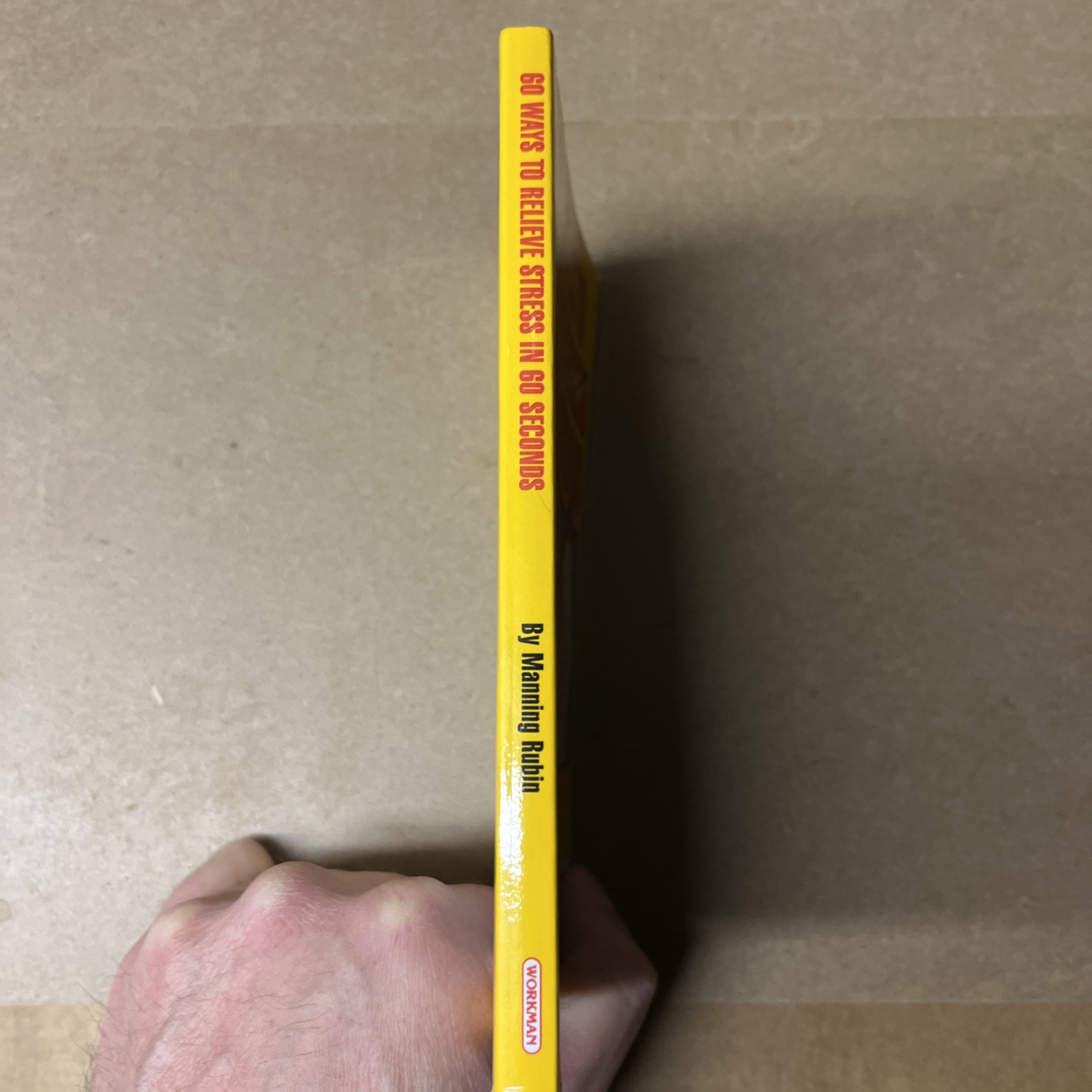 60 Ways to Relieve Stress in 60 Seconds by Manning Rubin (Paperback 1993) Good