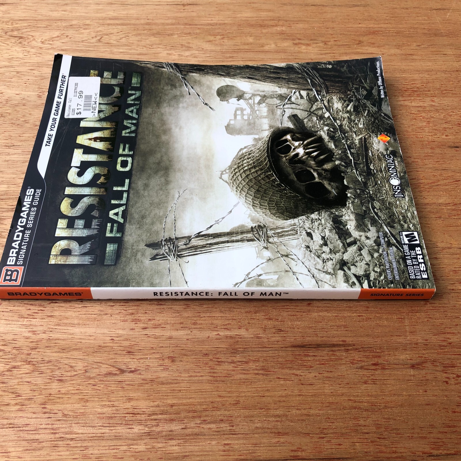 Resistance: Fall Of Man Strategy Guide BradyGames 2006 Booklet Manual NO POSTER