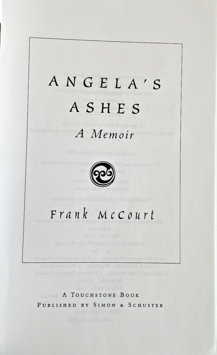 Angela’s Ashes & ‘Tis by Frank McCourt Memoirs Biography Ireland Irish Americans