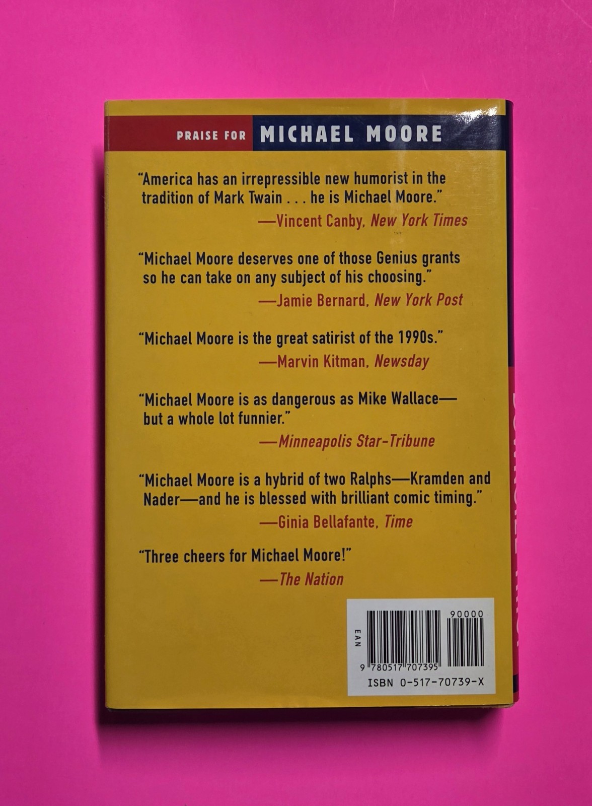 MICHAEL MOORE SIGNED ☆ AUTOGRAPHED BOOK : Downsize This 🔥🔥🔥
