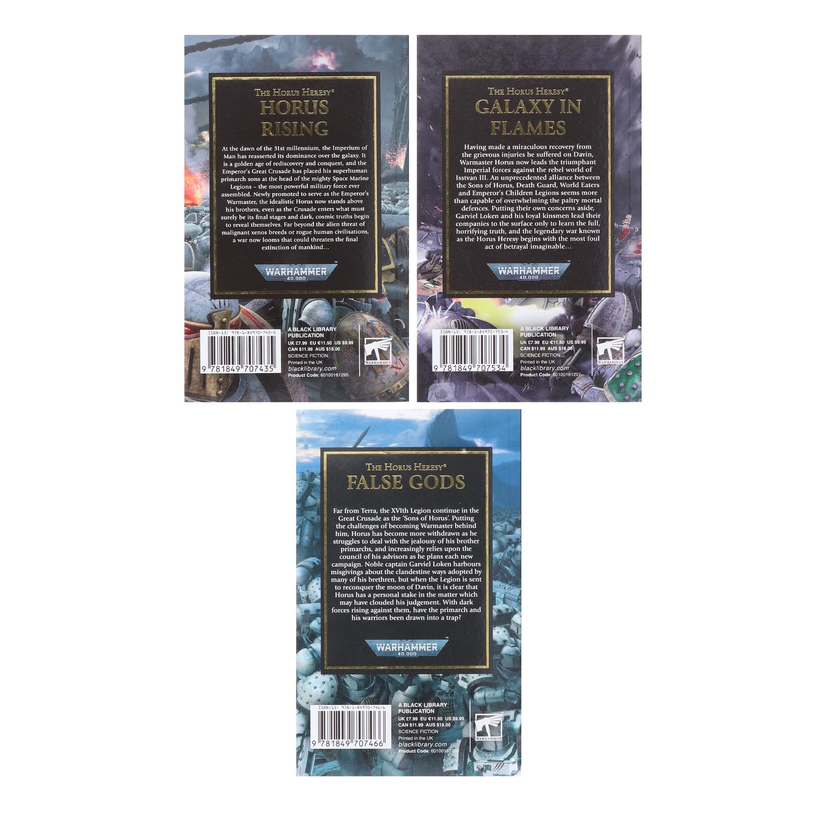 The Horus Heresy Series 3 Books Set – PB