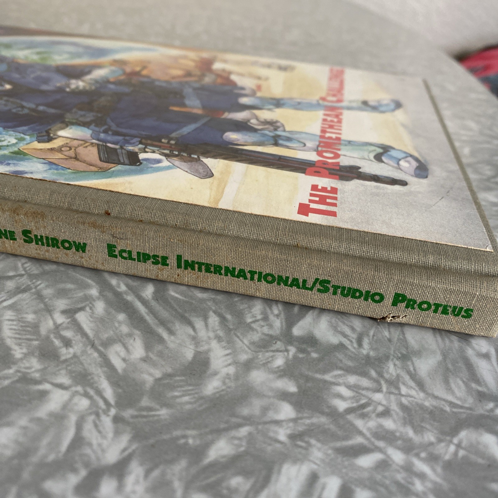 AS-IS Appleseed The Promethean Challenge First Printing Cloth Hardcover *STAINED