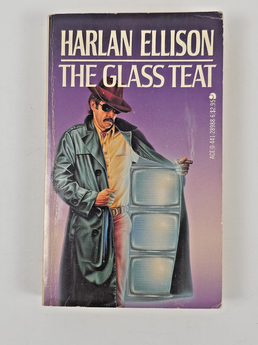 4 Harlan Ellison Lot ~ 1980s Paperbacks ~ Glass Teat, Spider Kiss, Wonder & More