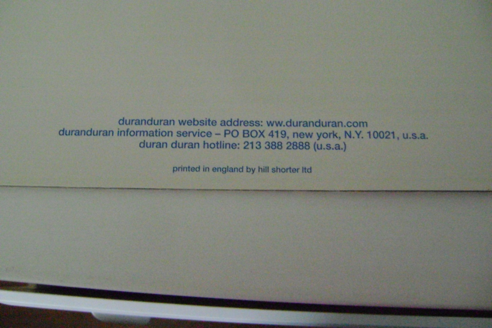 Duran Duran Ultra Chrome Latex and Steel Tour 1998 Rare Concert Book
