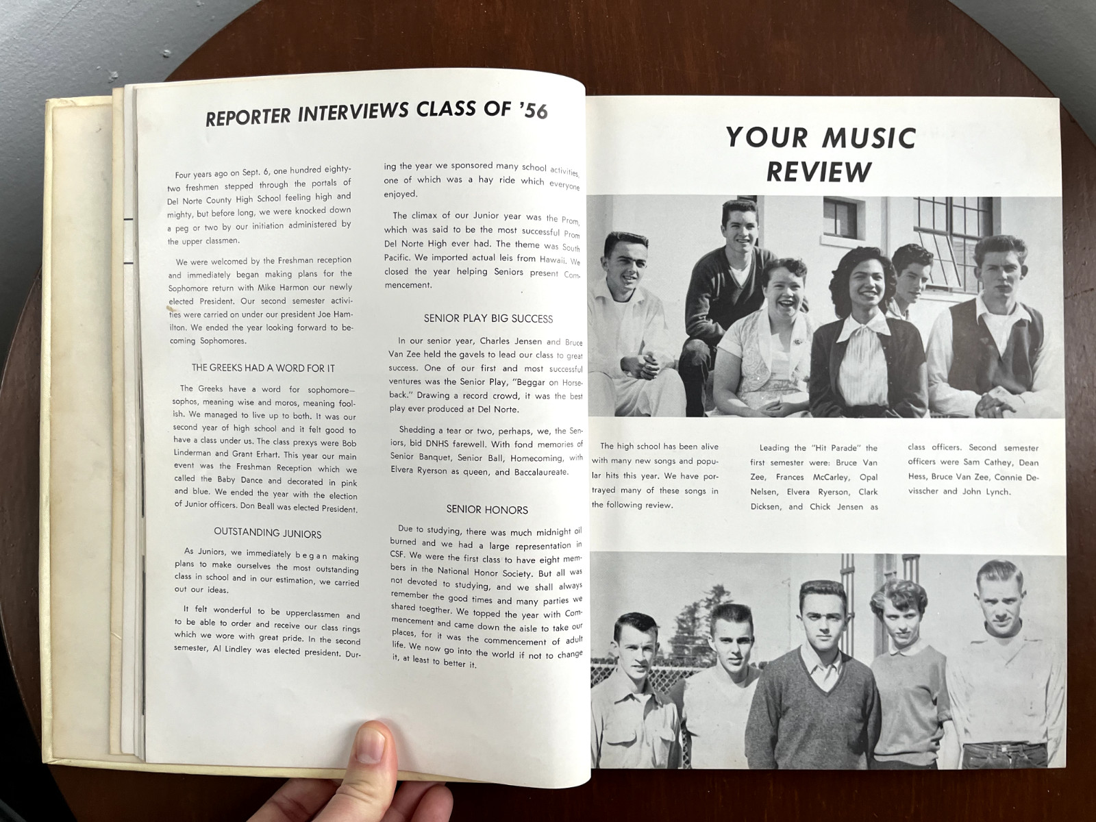 1956 Del Norte High School Yearbook Crescent City, CA Vintage 50’s