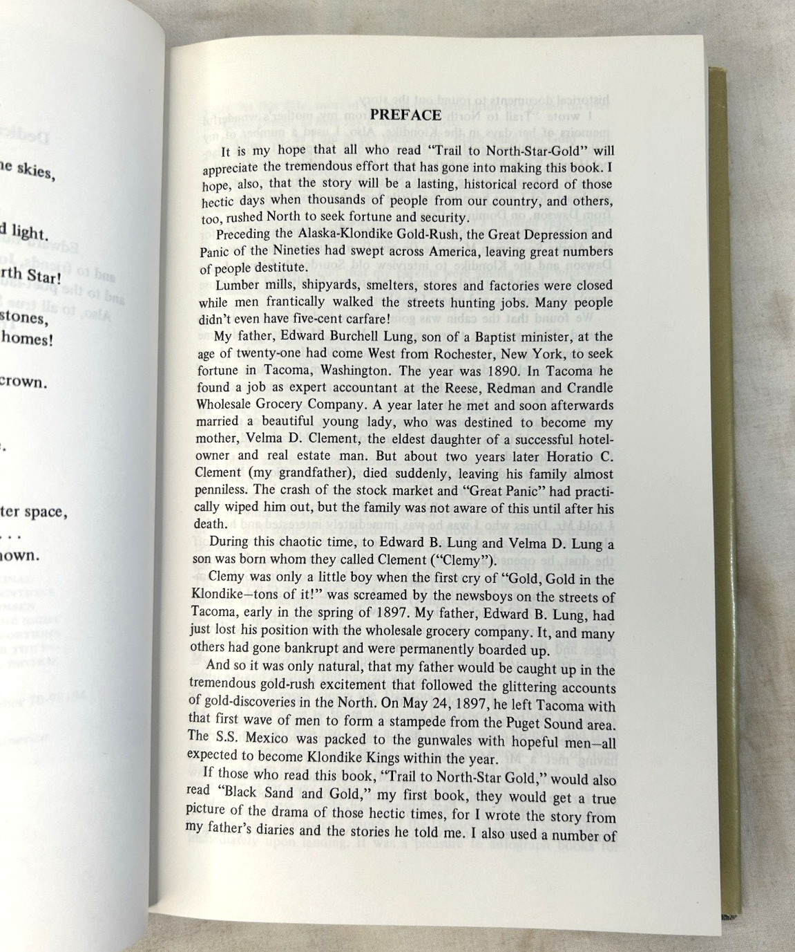 Trail to North Star Gold- Ella Lung Martinsen 1969 HCDJ 1st Edition Alaska Rush