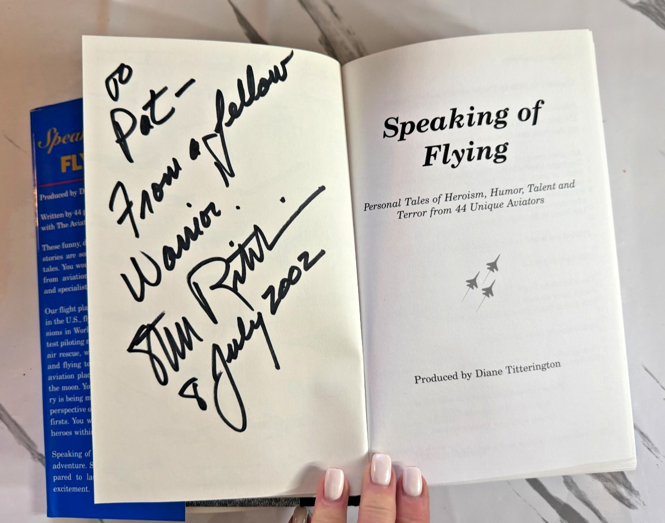 Speaking of Flying Signed Hardcover Aviation Stories Pilots WWII Vietnam History