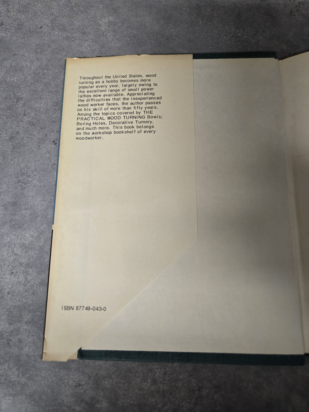 THE PRACTICAL WOOD TURNER F. Pain 1972 HC 2nd Print Drake Publishers