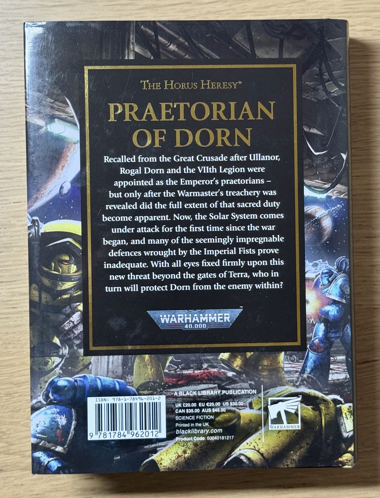 Praetorian of Dorn by John French, The Horus Heresy #39, Hardcover, 1st Edition
