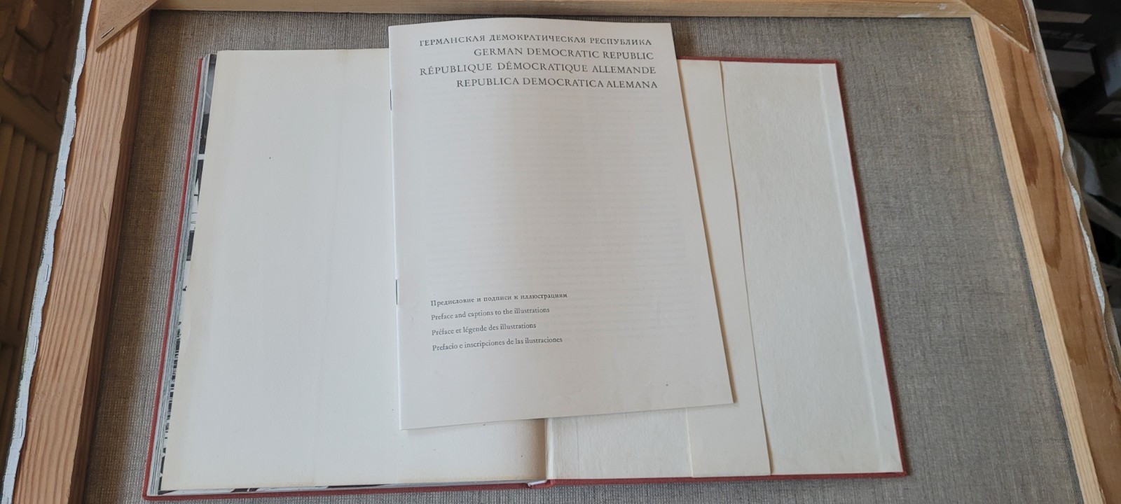 GDR DDR Vintage Rare German Photo Album book 1965