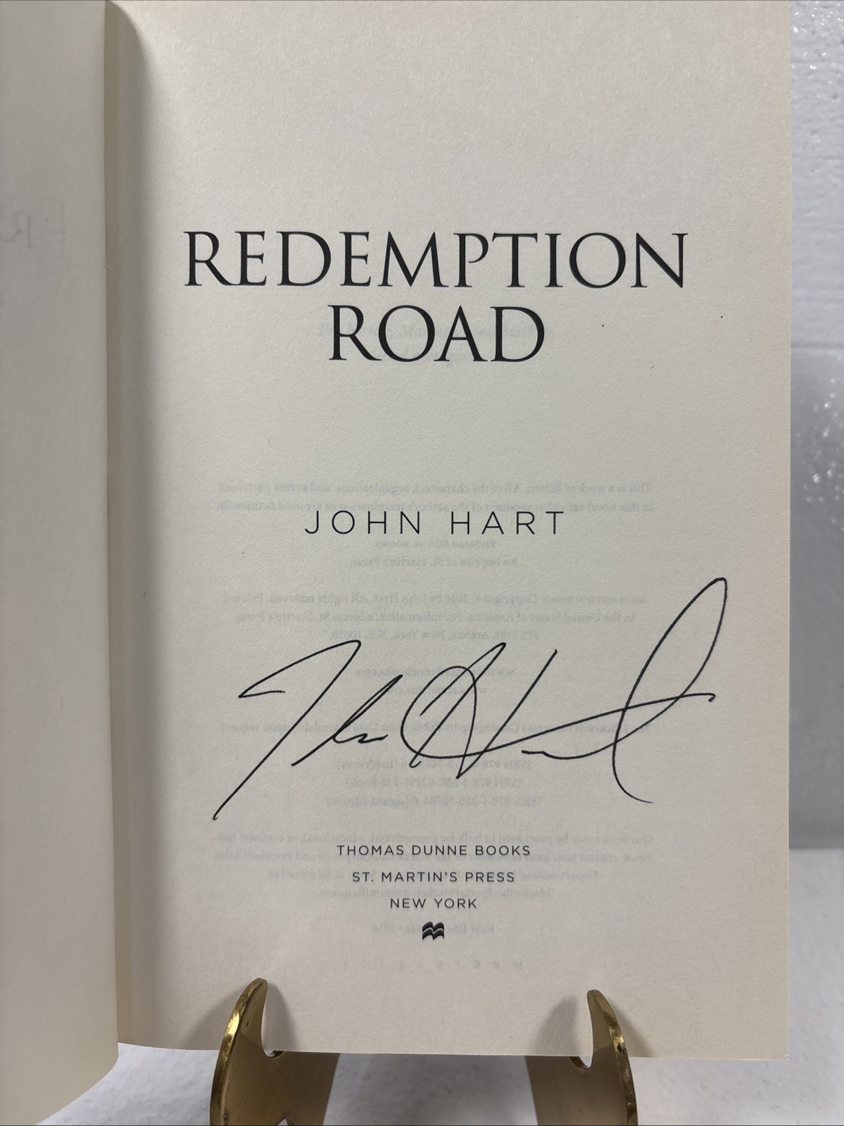 Lot of 3 Signed Books by John Hart, 1st Edition/1st Printing