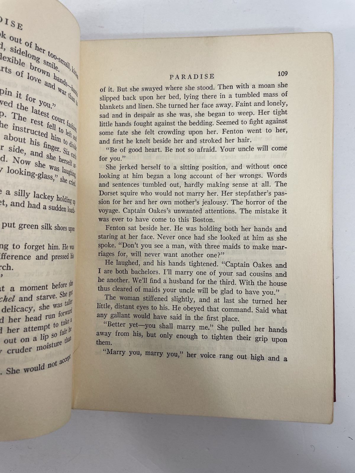 Paradise Esther Forbes 1937 Harcourt Brace and Company Hardcover