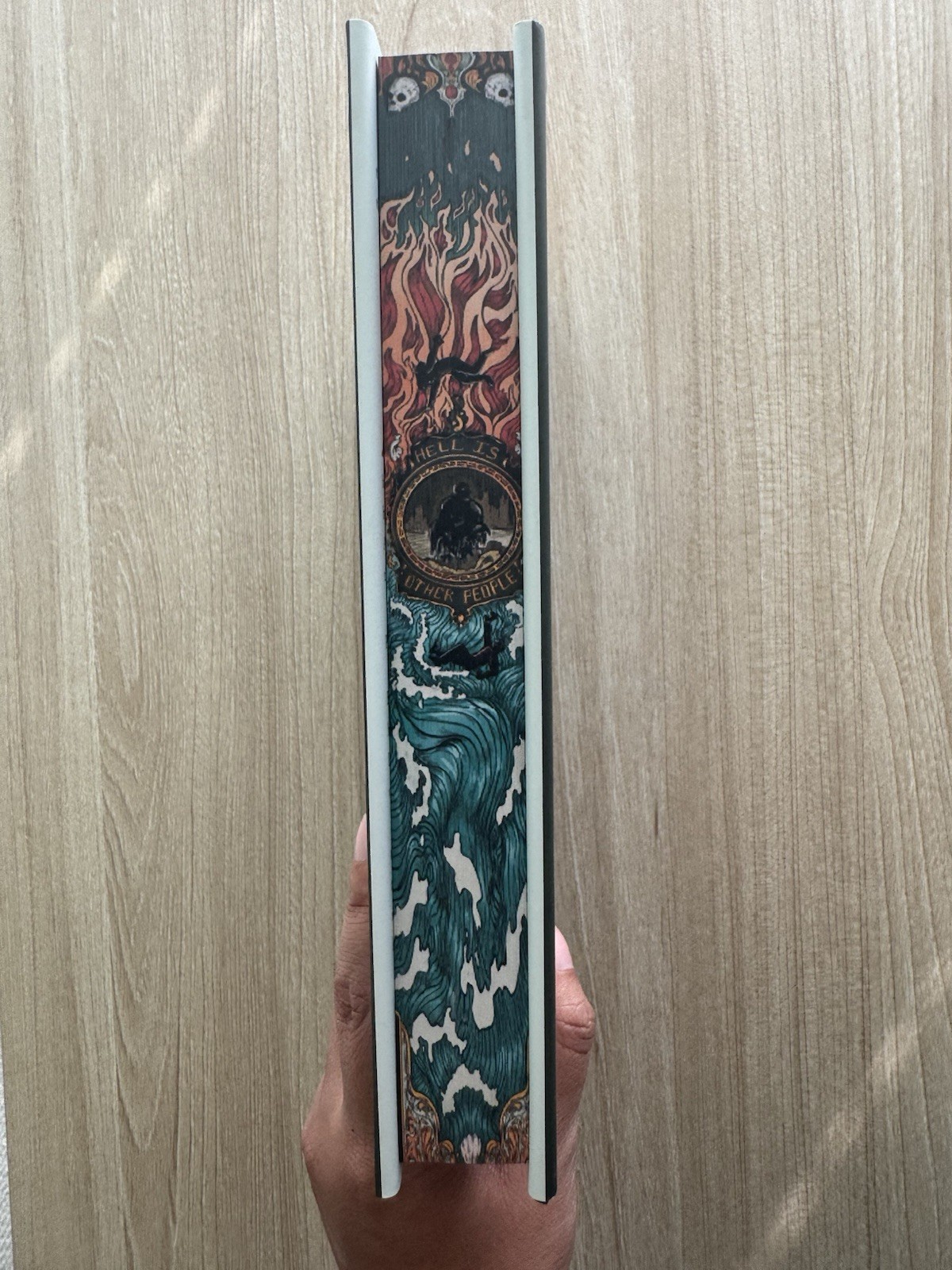 SIGNED Katabasis Deluxe Edition Sprayed Edges by R. F. Kuang + Enamel Pin