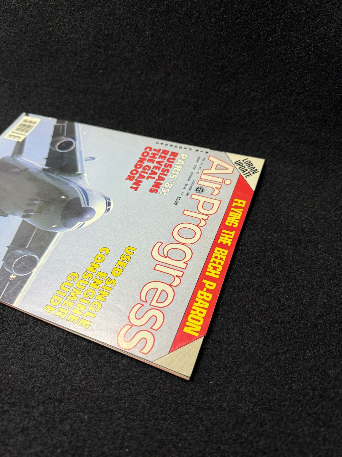 Air Progress Aviation Magazine 1985 Beech P-Baron Paris Air Show Parachutes Guid
