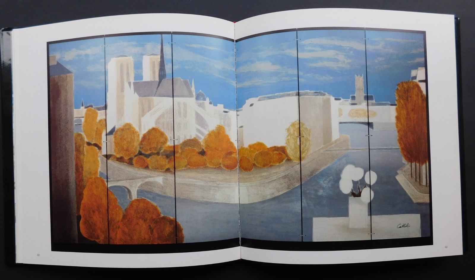 BERNARD CATHELIN Limited Ed Lithograph RECENT WORKS hardcover catalogue 82 pages