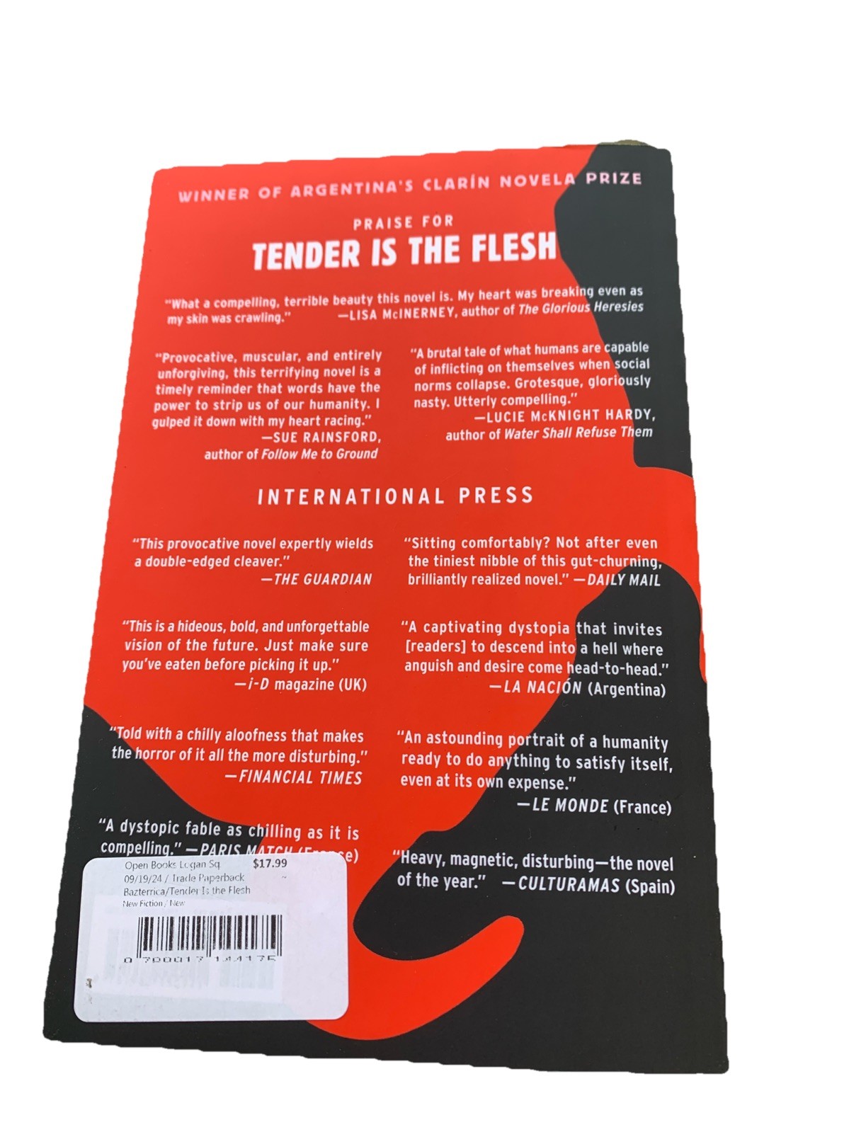 Tender Is the Flesh by Agustina Bazterrica