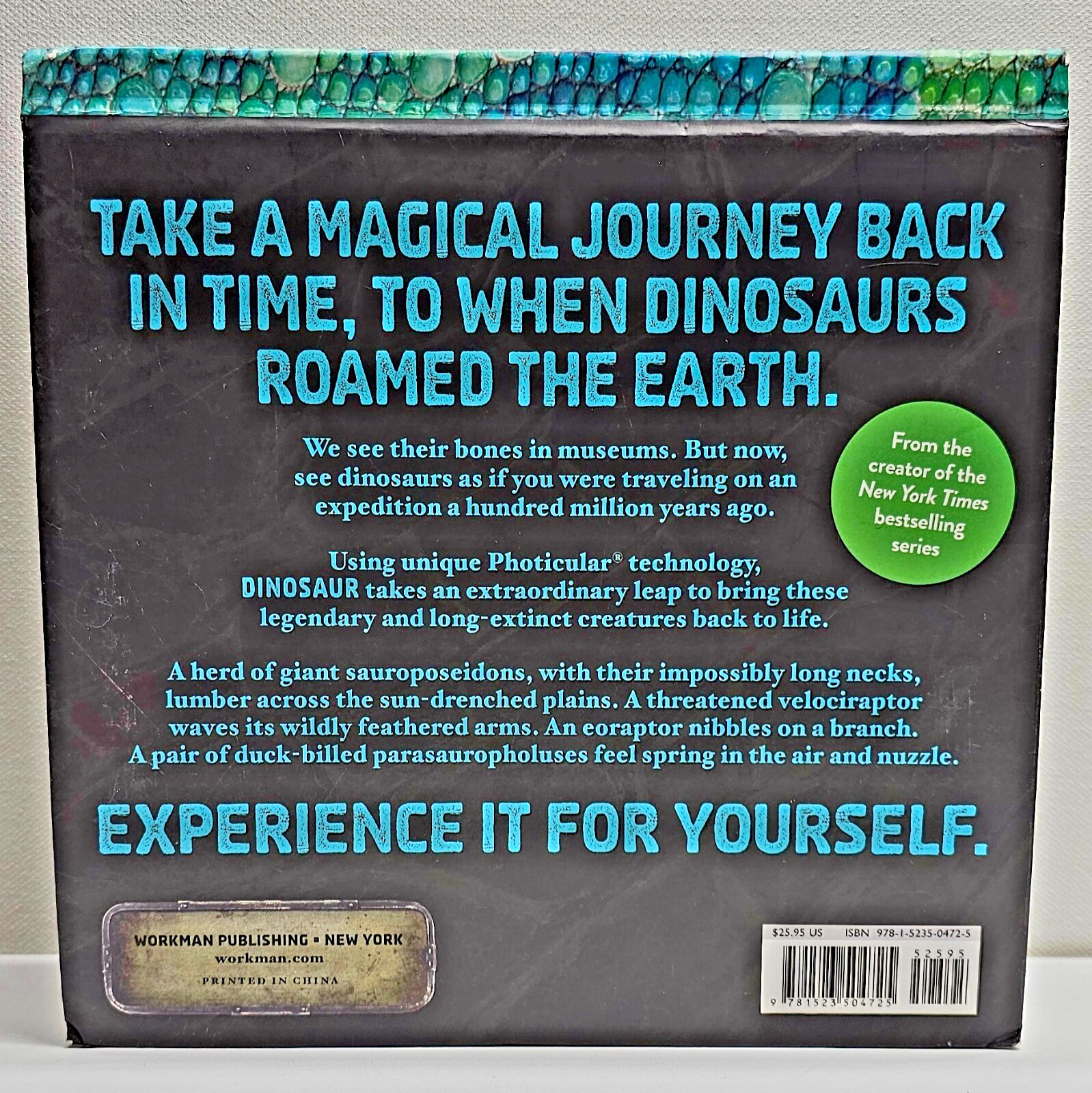 Dinosaur A Photicular Book – Dinosaurs in Living Motion 3D – 1st Printing
