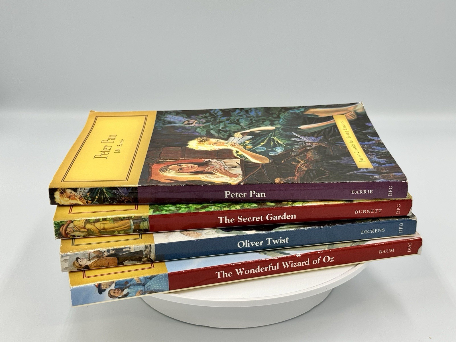 Junior Classics for Young Readers Dalmatian Press Paperback Book Lot of 4