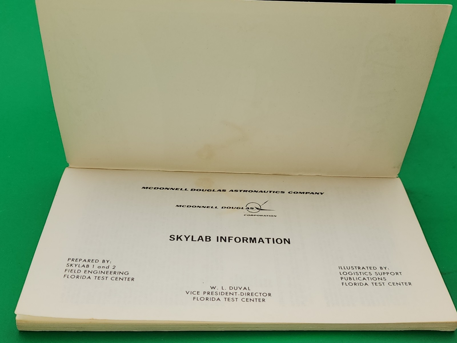 1970 Skylab McDonnell Dougl Information Booklet – 62 pages