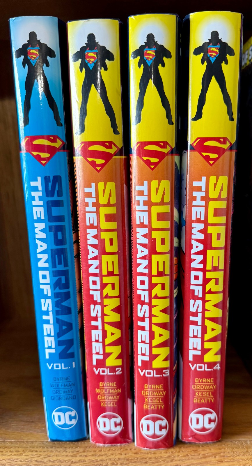 Superman The Man of Steel Vol 1 2 3 4 John Byrne Hardcover HC Set Unread NEw