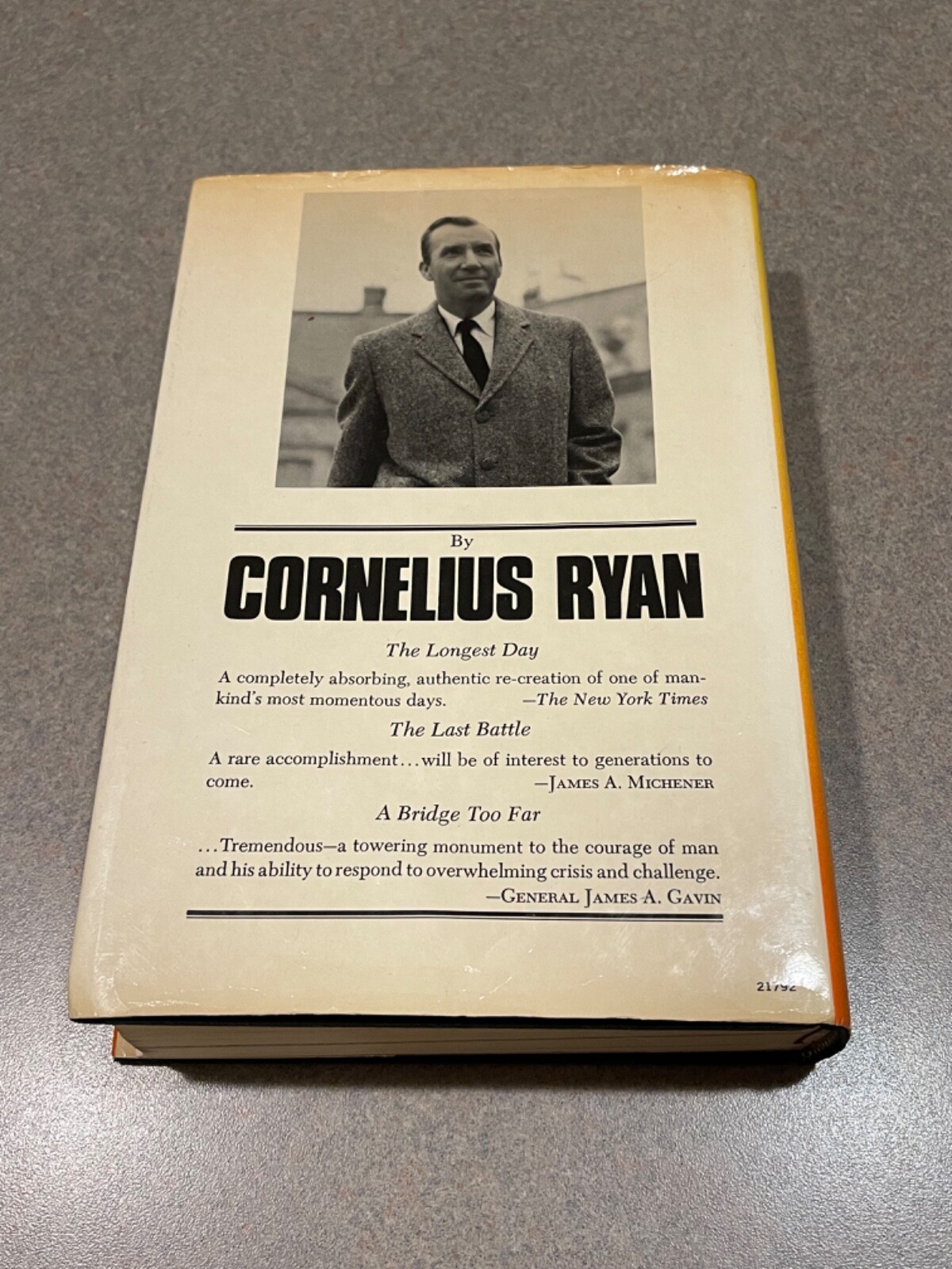 A Bridge Too Far by Cornelius Ryan (1974 First Edition, 4th Printing Hardcover)