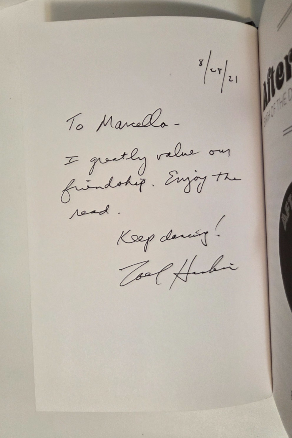 After Dark: Birth of the Disco Dance Party — Noel Hankin — Inscribed Hardcover