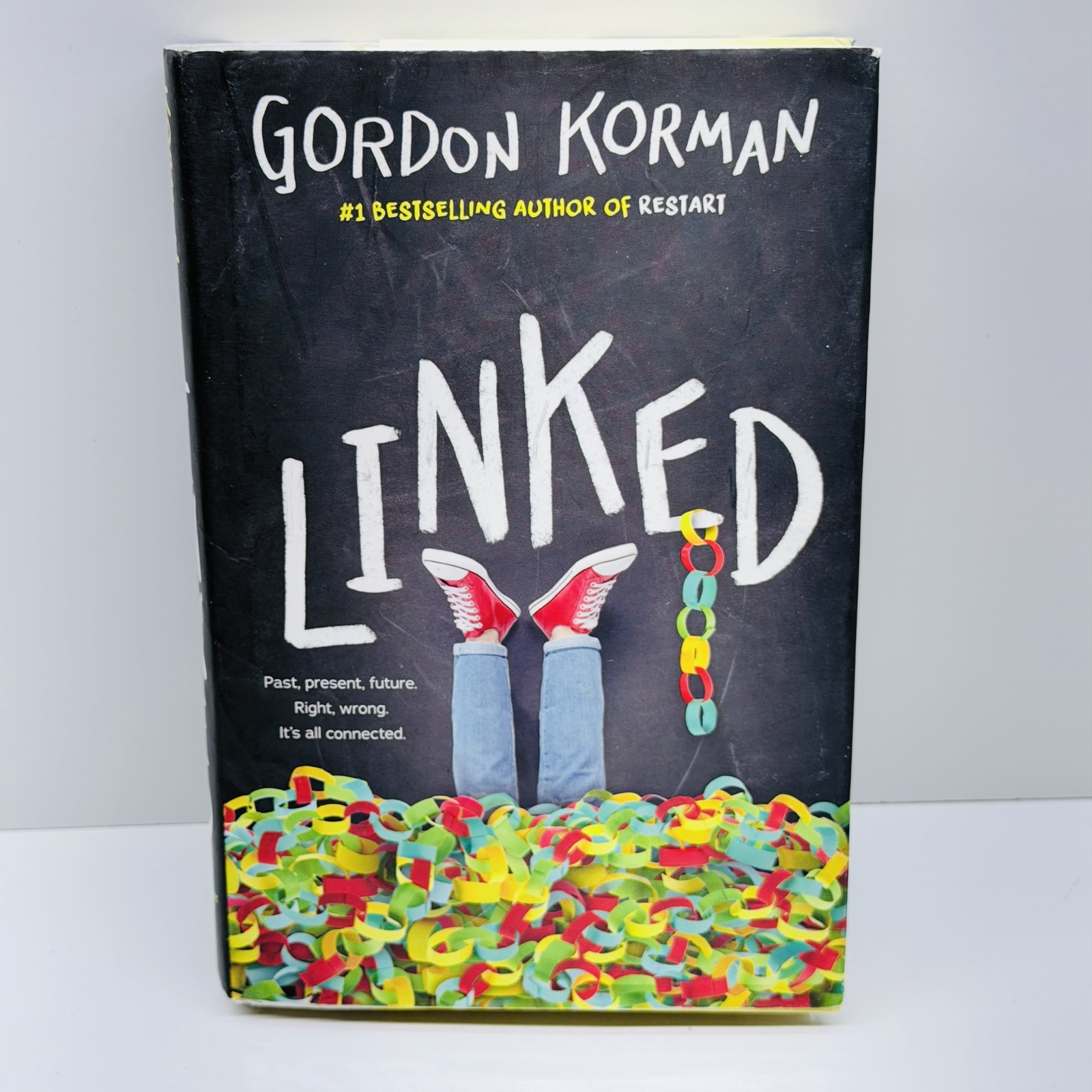 Linked by Gordon Korman Signed 1st Edition Hardcover 2021 Scholastic Press YA