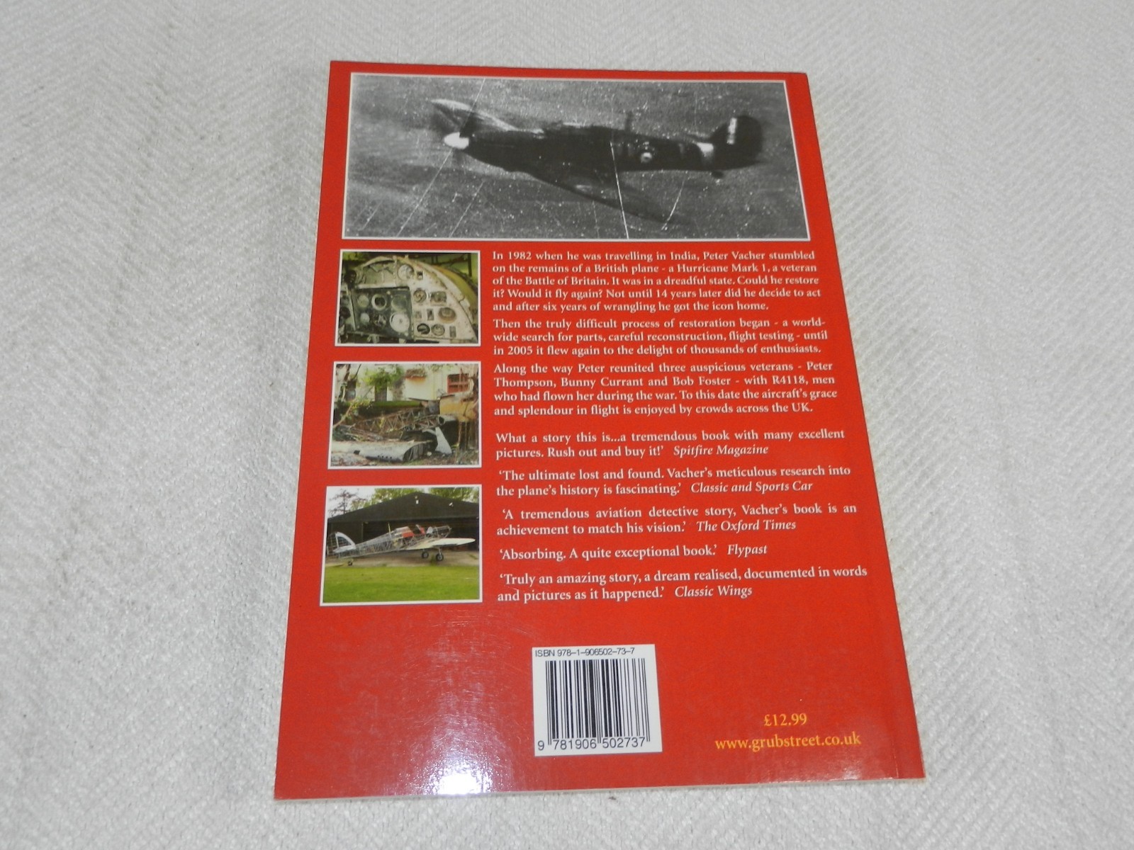 WW II Battle of Britain Surviving Hurricane a/c restored “HURRICANE R4118”