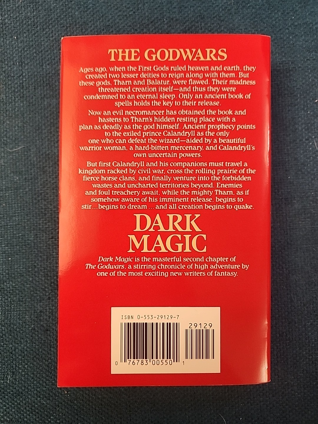 Book 2 + 3 The Godwars by Angus Wells 1st Print 1st Ed PBs Dark Magic Wild Magic